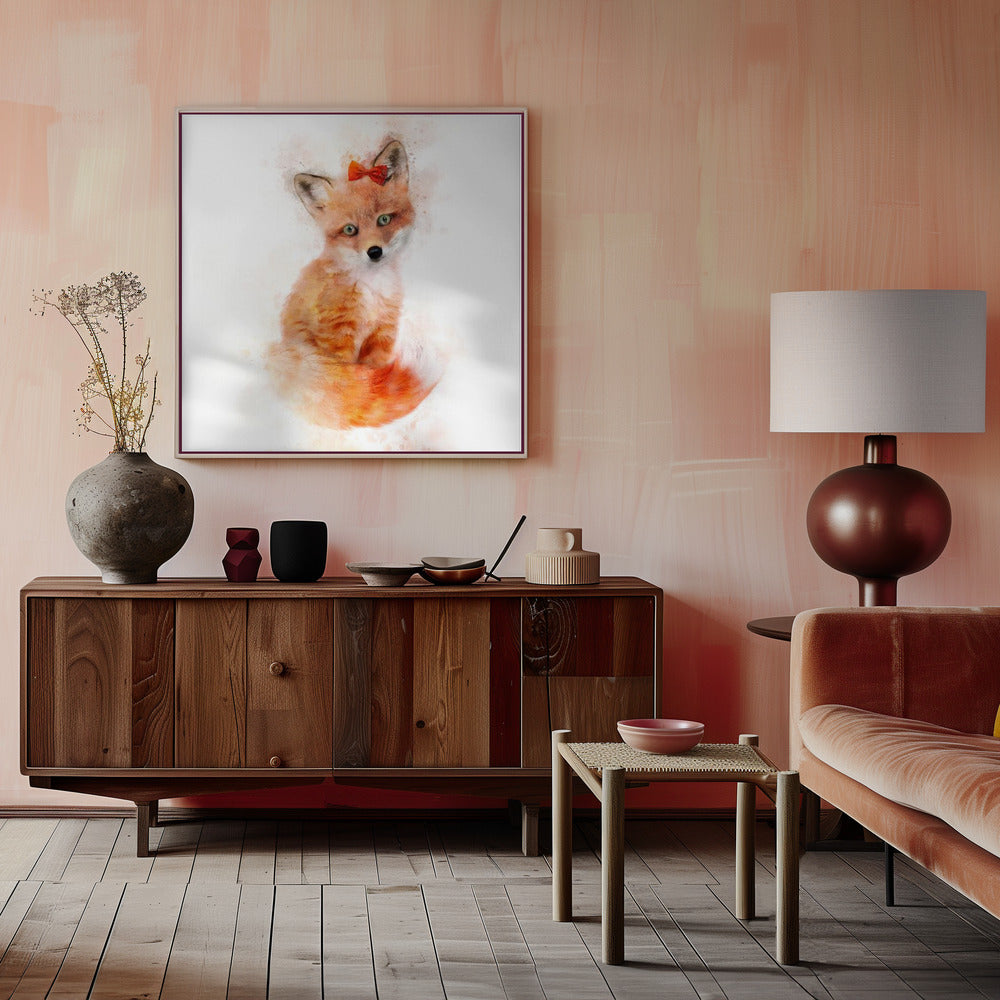 Baby Fox Poster